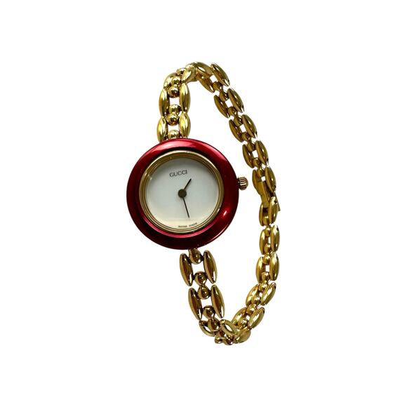 Gucci Vintage Bezel Watch Red - Picture 1 of 8